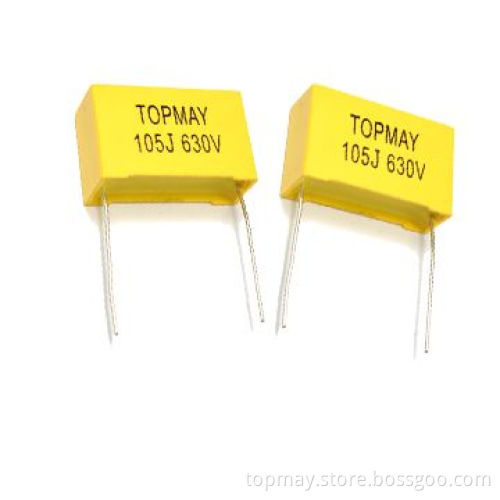 Metallized Polyester Film Capacitor, Suitable for Direct Current, Blocks and VHF SignalsNew